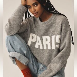 Anthropologie English Factory Paris Sweater Size M